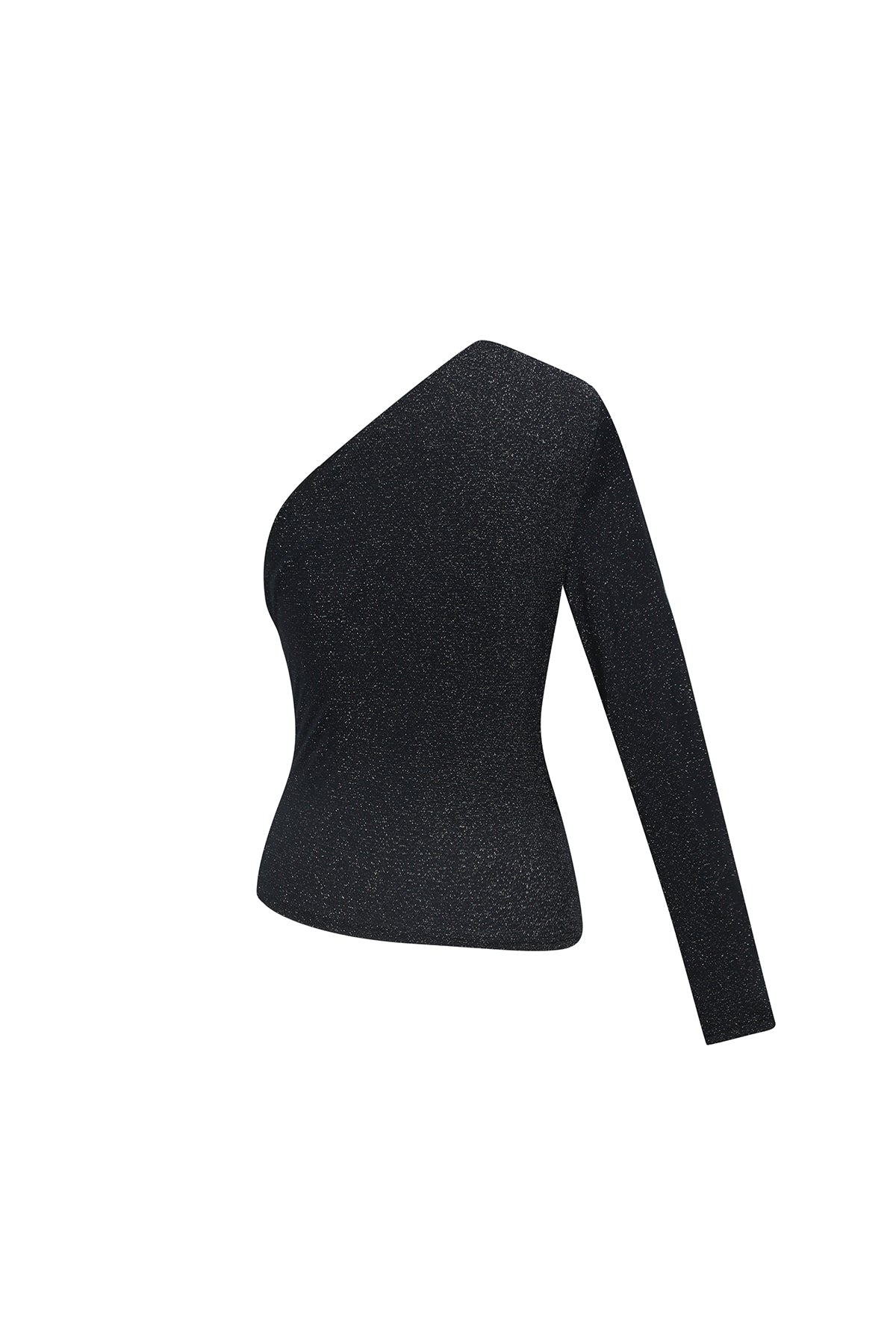 Woven Polyester Fiber Women's Long Sleeve Top Sexy Solid Color