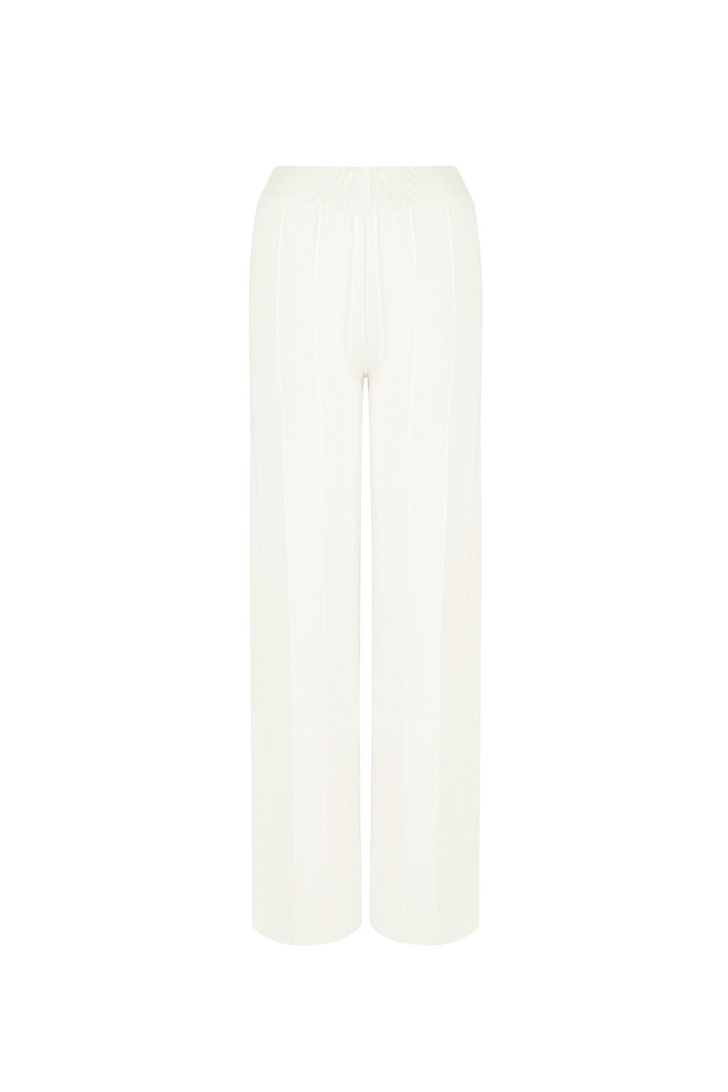 Viscose Women's Wide Leg Pants Conservative Solid Color