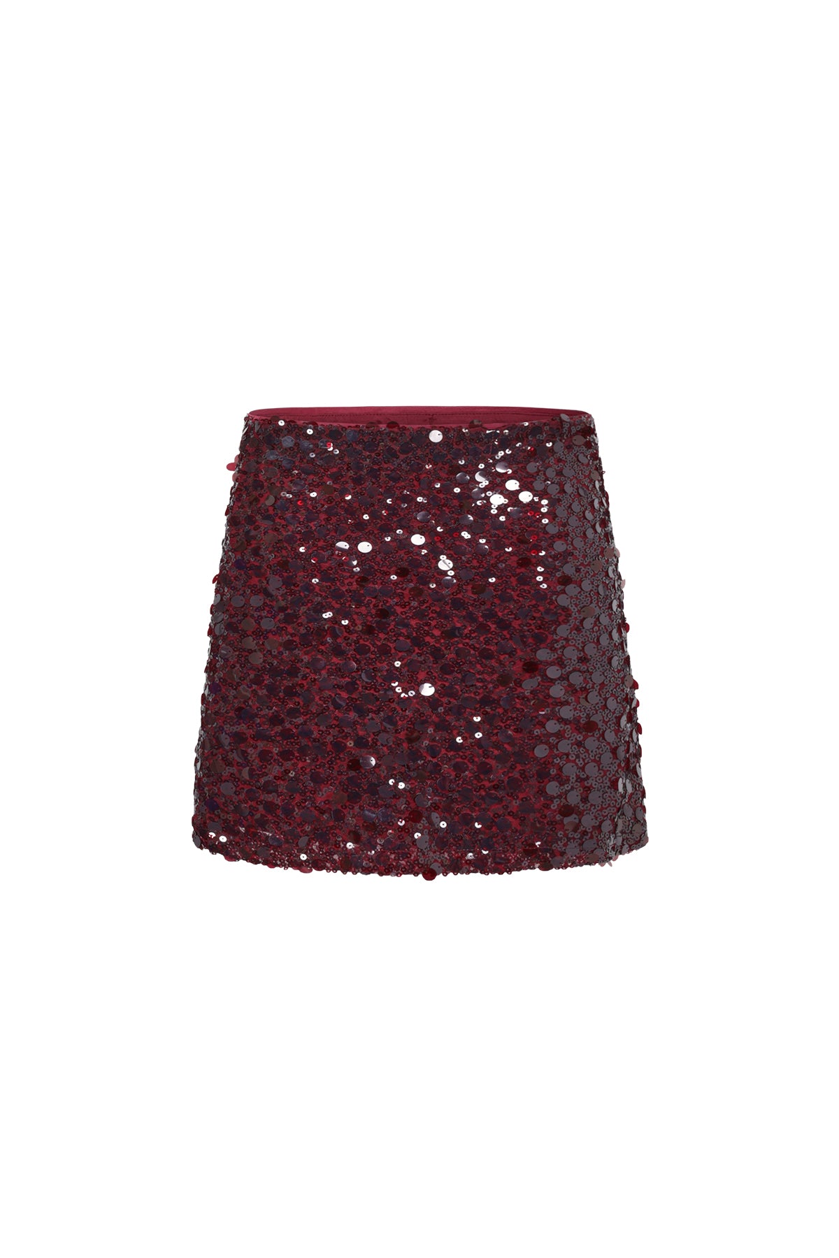 Woven Polyester Fiber Mini Skirt Elegant Sequins Fall/Winter