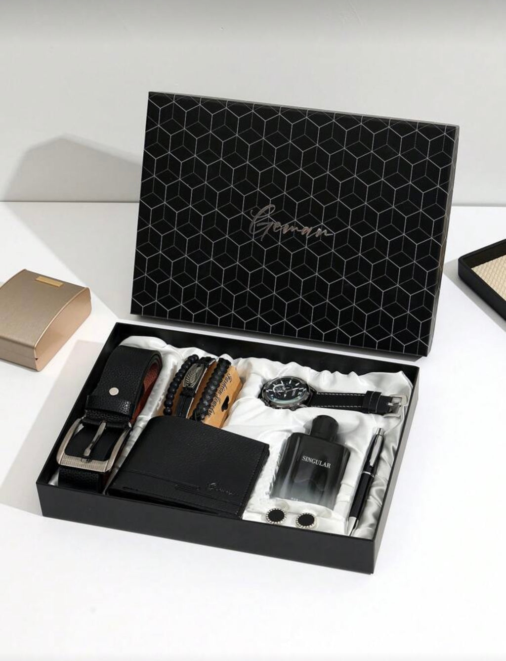 Zakelijke heren geschenkset zwart