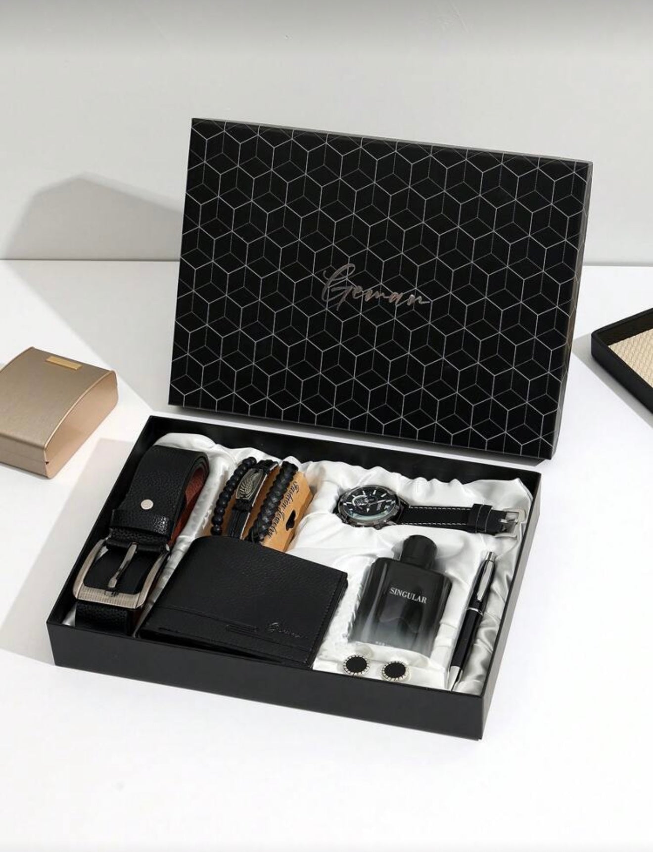 Zakelijke heren geschenkset zwart