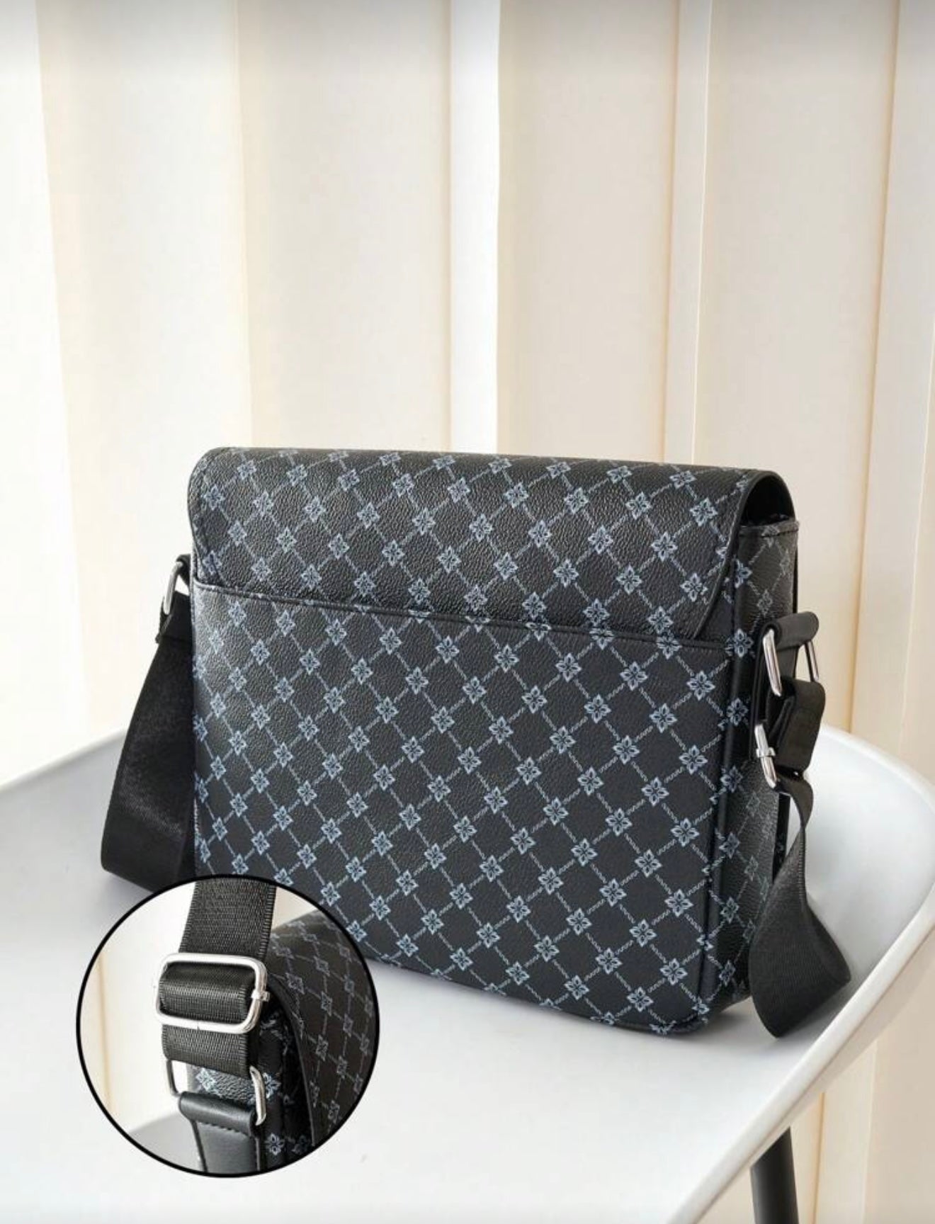 casual flap crossbody zakelijk draagbare schoudertas leer heren