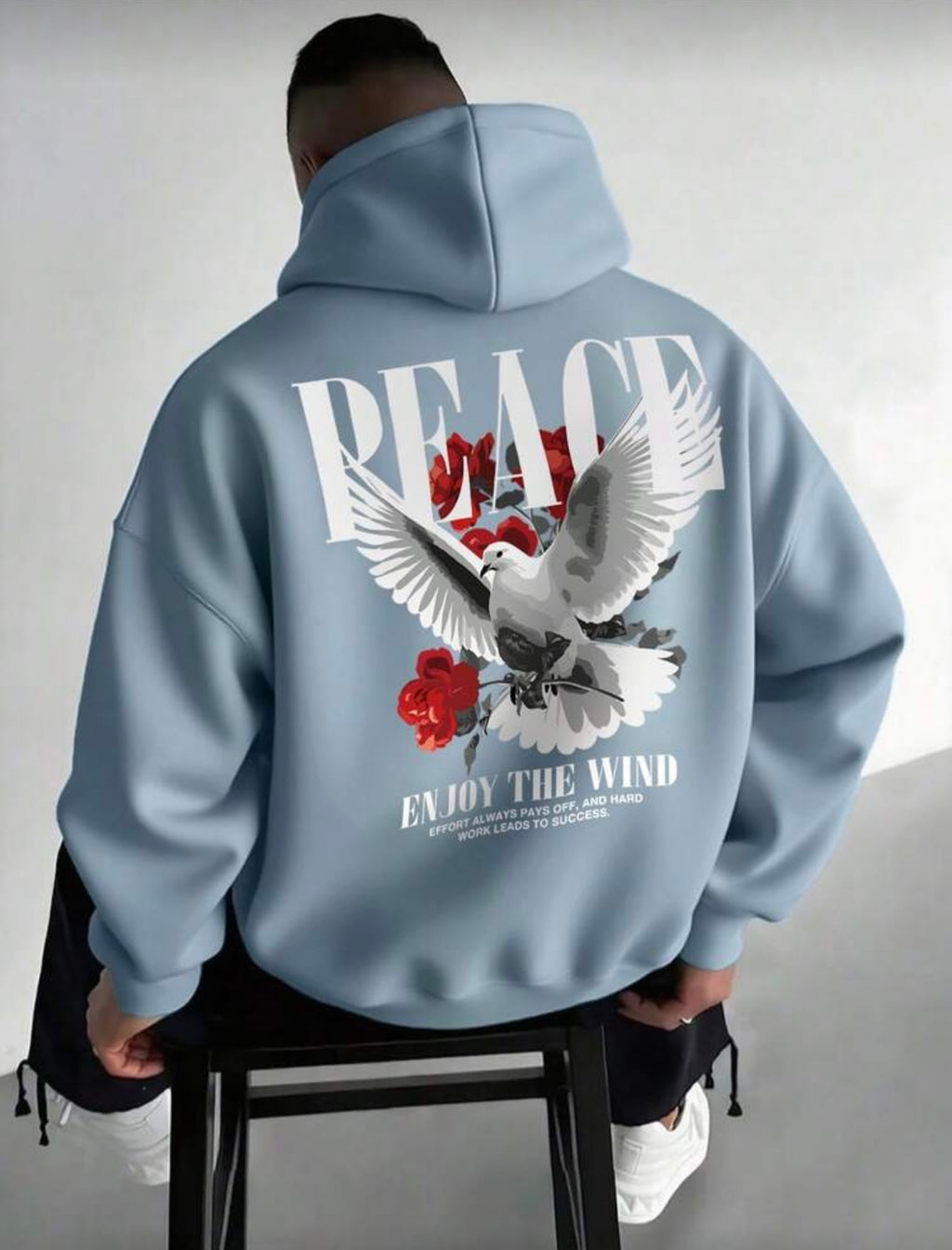 Heren thermisch gevoerde hoodie sweatshirt