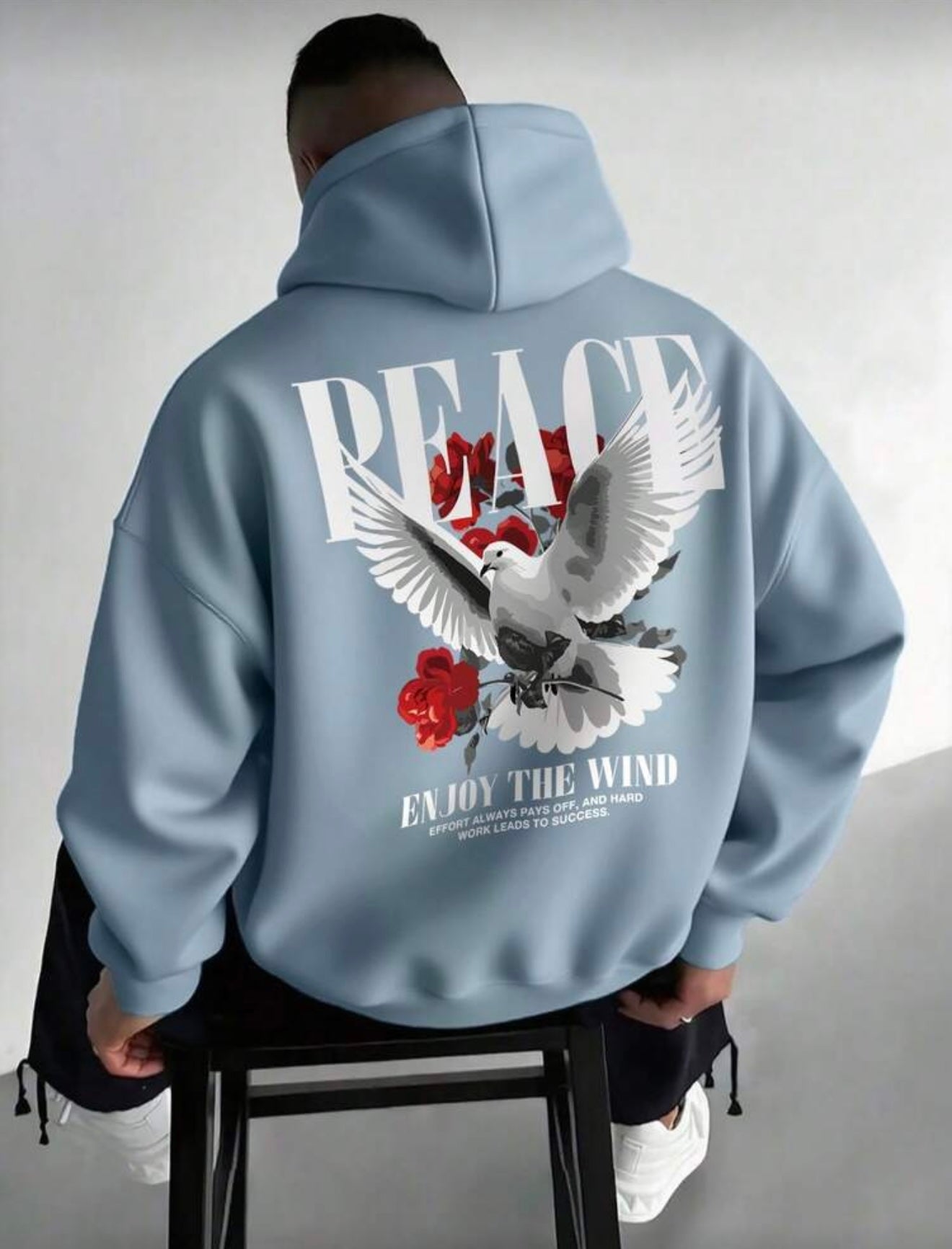 Heren thermisch gevoerde hoodie sweatshirt