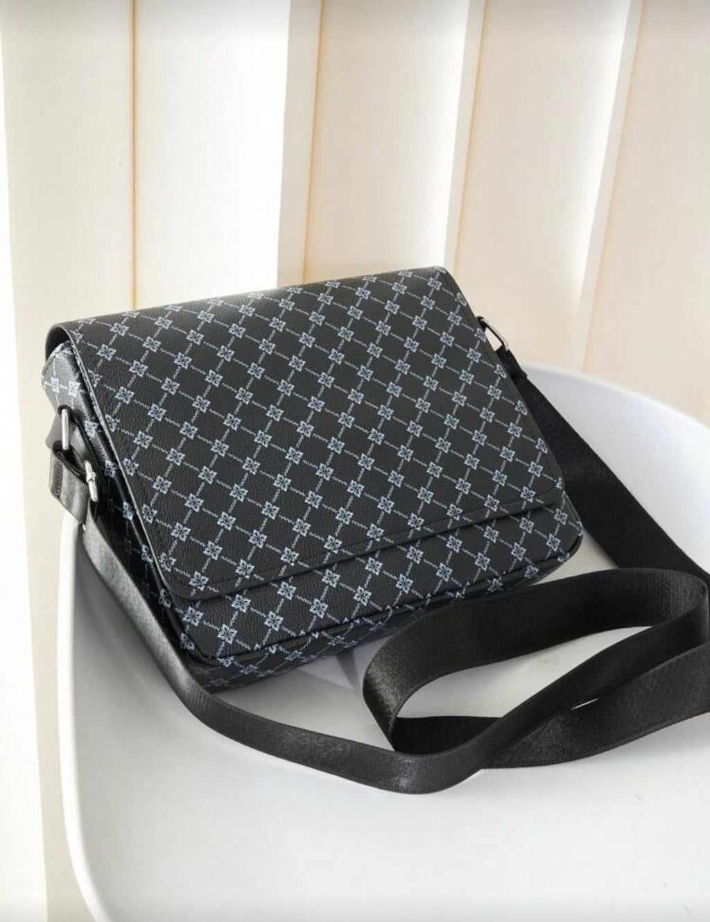 casual flap crossbody zakelijk draagbare schoudertas leer heren