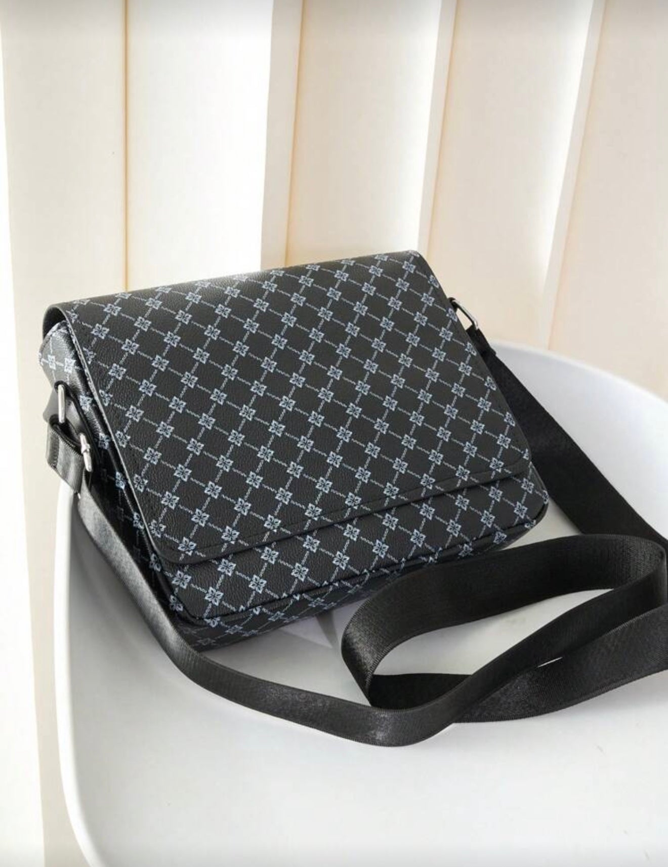 casual flap crossbody zakelijk draagbare schoudertas leer heren