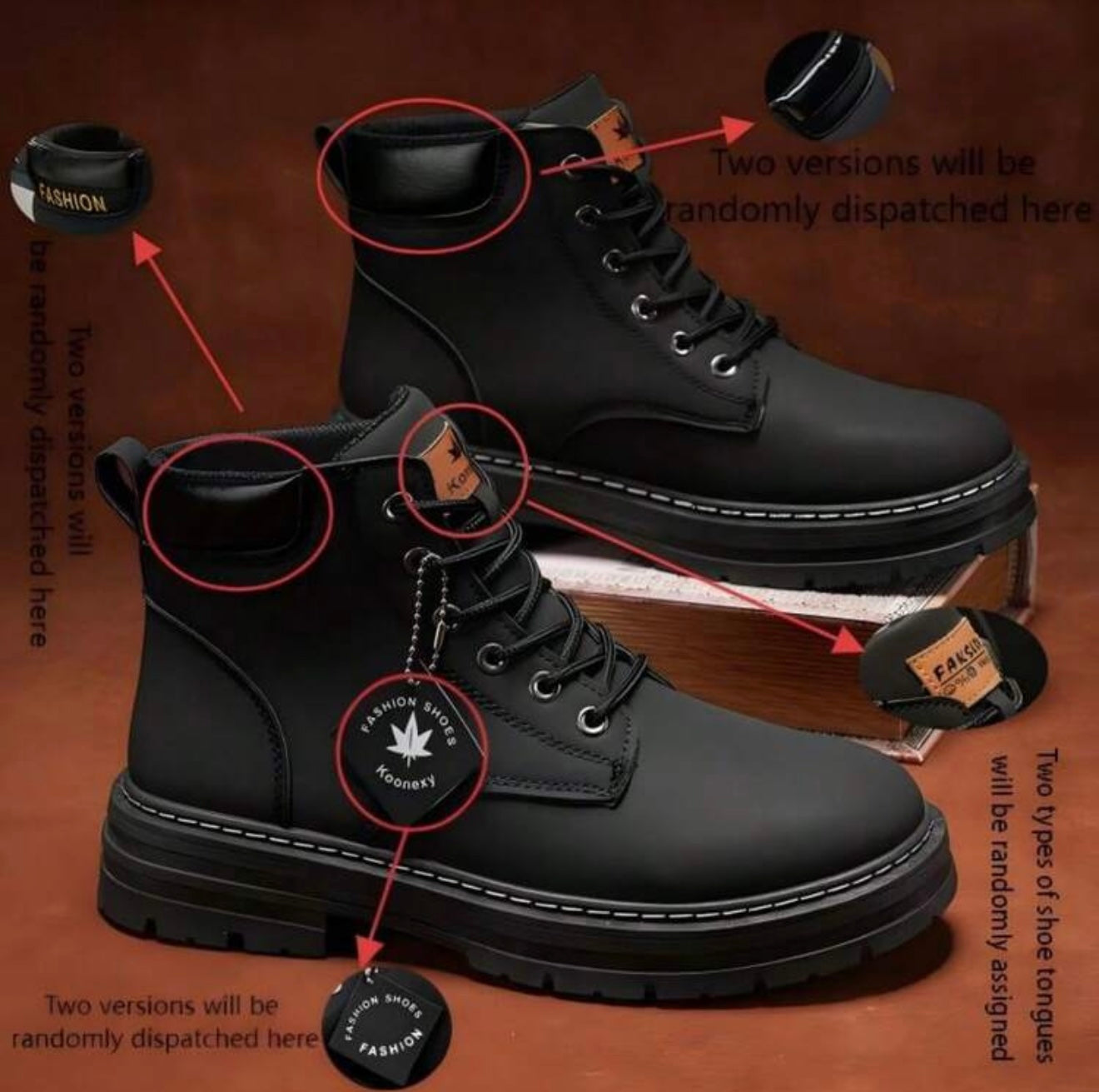 Stijlvol winter heren schoenen zwart