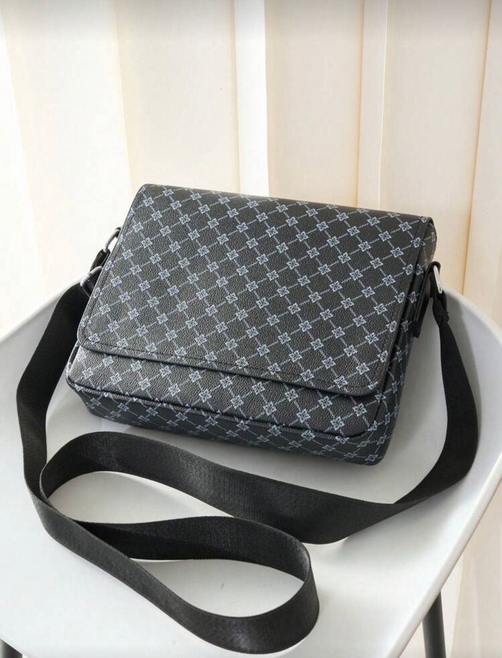 casual flap crossbody zakelijk draagbare schoudertas leer heren