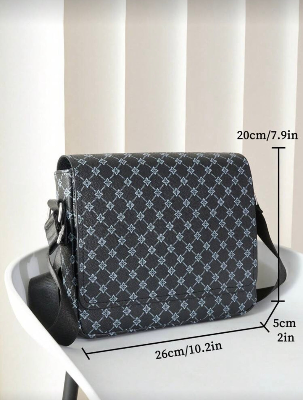 casual flap crossbody zakelijk draagbare schoudertas leer heren