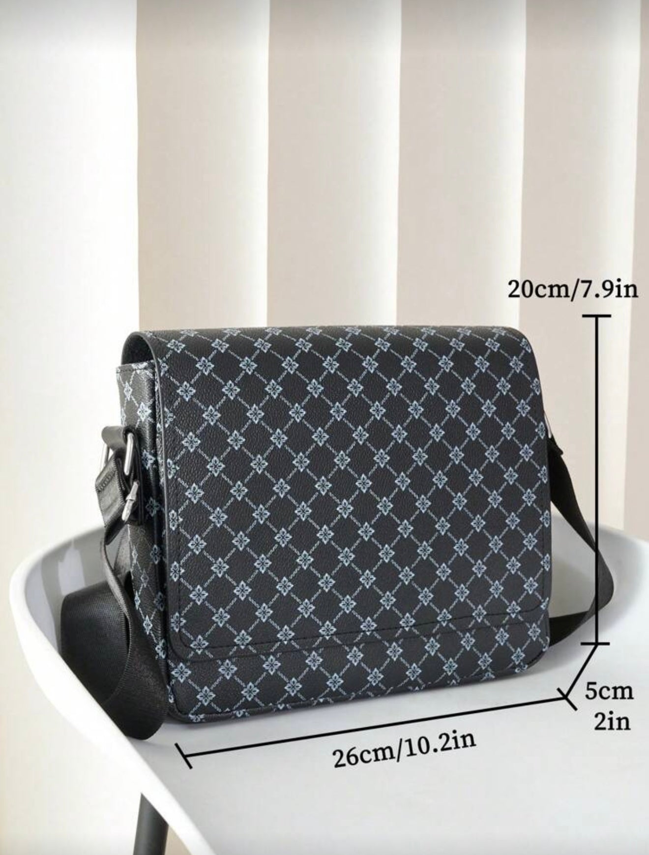 casual flap crossbody zakelijk draagbare schoudertas leer heren