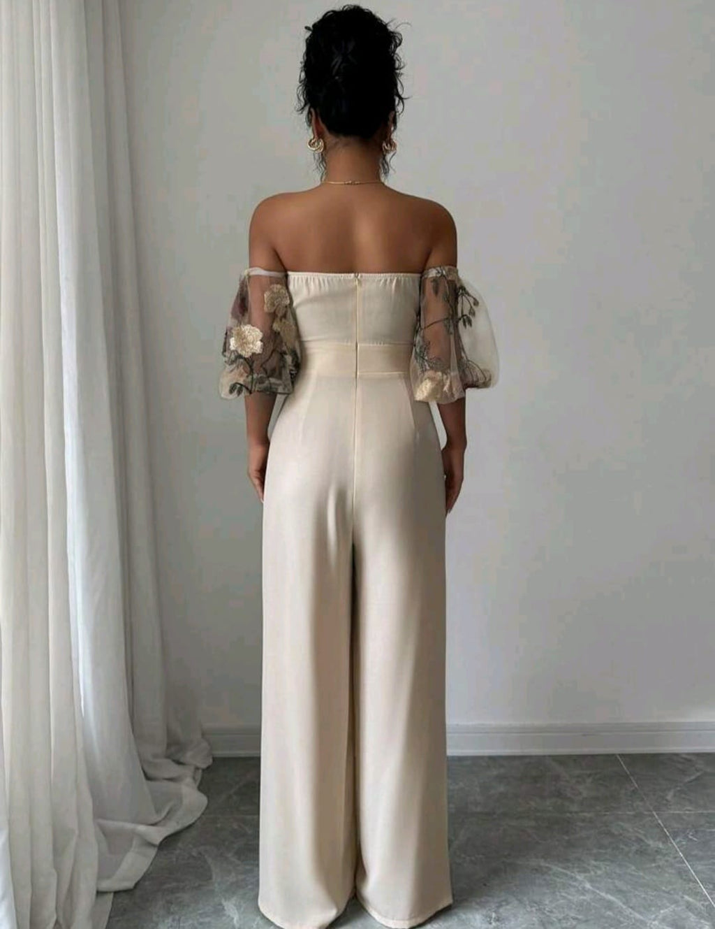 Women’s fashionable elegant off shoulder jumpsuit