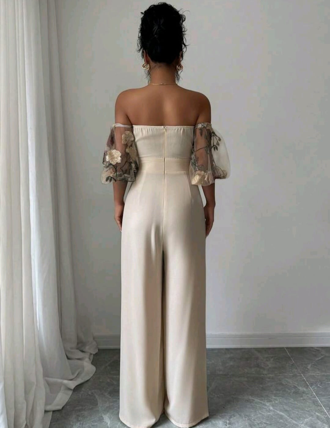 Women’s fashionable elegant off shoulder jumpsuit