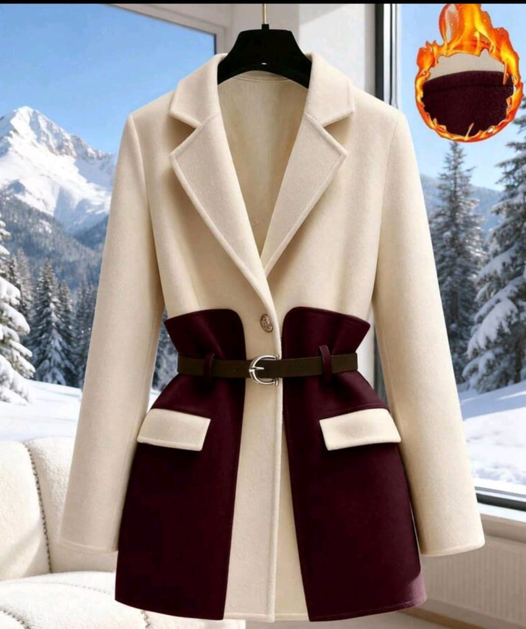 Women’s blazer with lapel design slim fit business wear