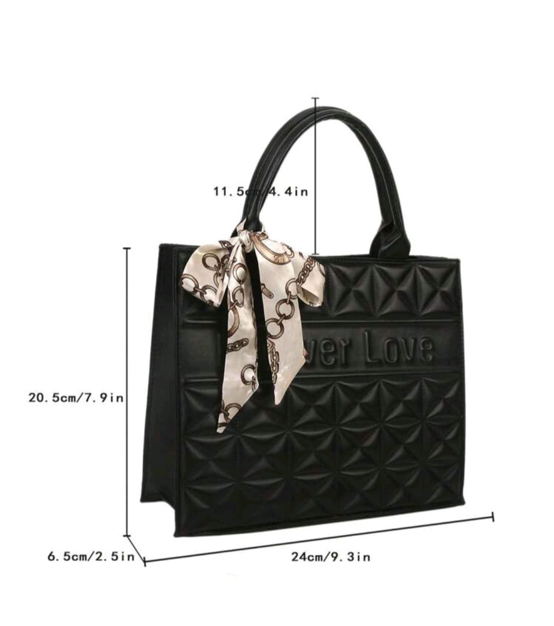 Leren moderne letter pattern skinny scarf vrouwelijke schoudertasje