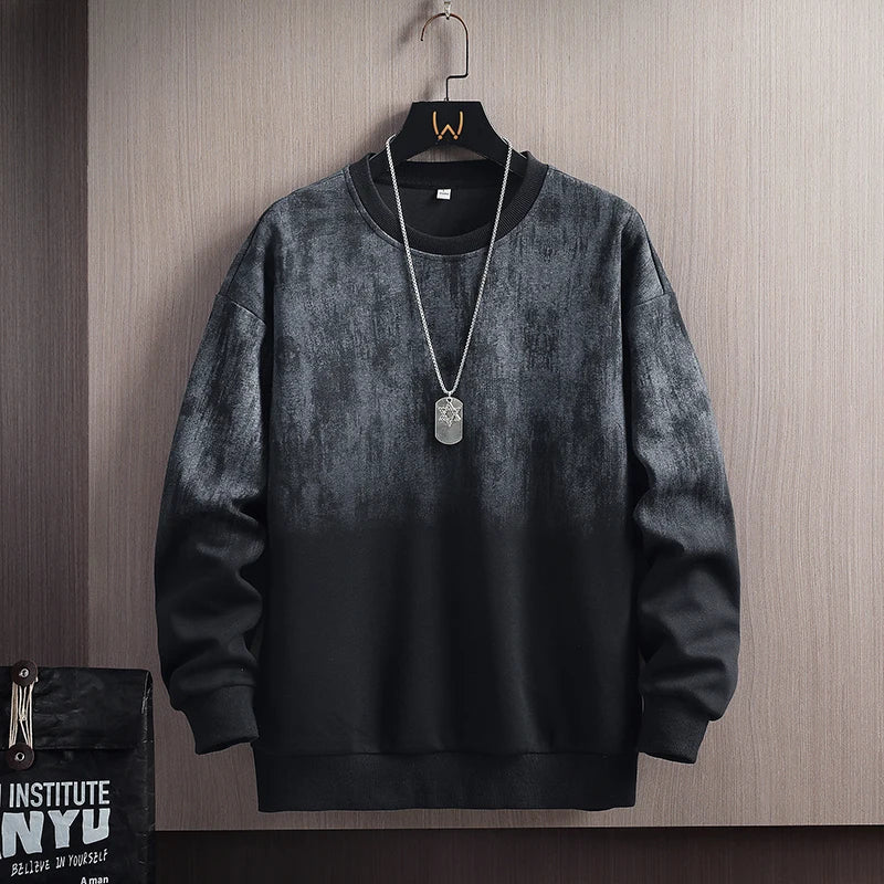 Autumn Spring 2025 Hoodies Sweatshirt For Men's  Hip Hop Punk Pullover Streetwear Casual Fashion Clothes OverSize 4XL