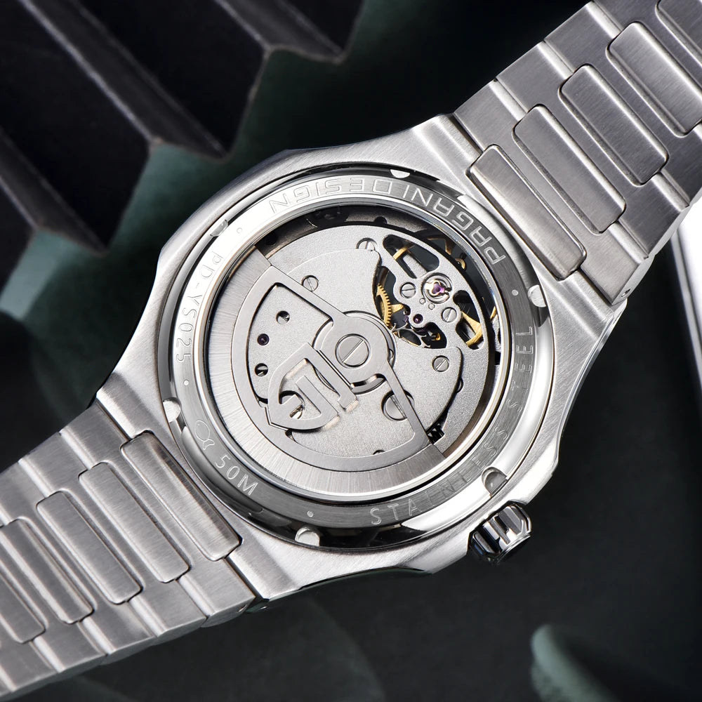 2025 New PAGANI DESIGN Skeleton Tourbillon Men's Watches Top Luxury Automatic Watch For Men Sporty elegant Mechanical Wristwatch