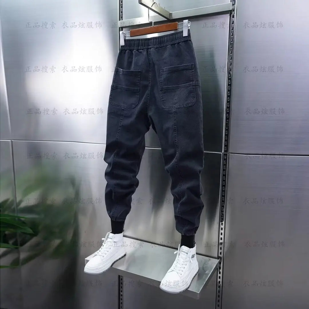 Hip-hop Sweatpants Fashion Street Harem Pants Luxury Brand High Quality Men's Clothing Men Elastic Waist Men's Casual Pants