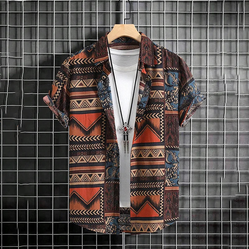 3D Graffiti Floral Print Shirt Fashion Casual Business Shirt Men Women Vacation Button-down Shirt Ropa De Hombre