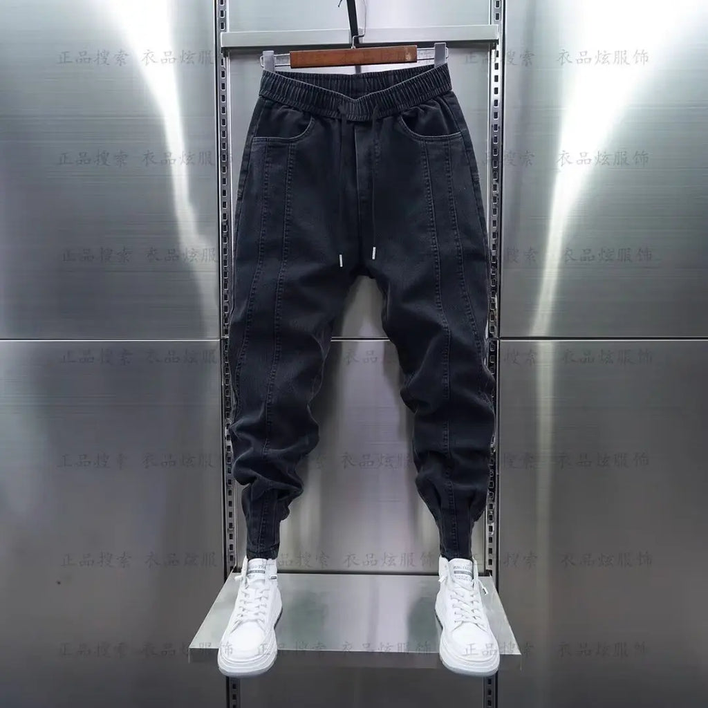 Hip-hop Sweatpants Fashion Street Harem Pants Luxury Brand High Quality Men's Clothing Men Elastic Waist Men's Casual Pants