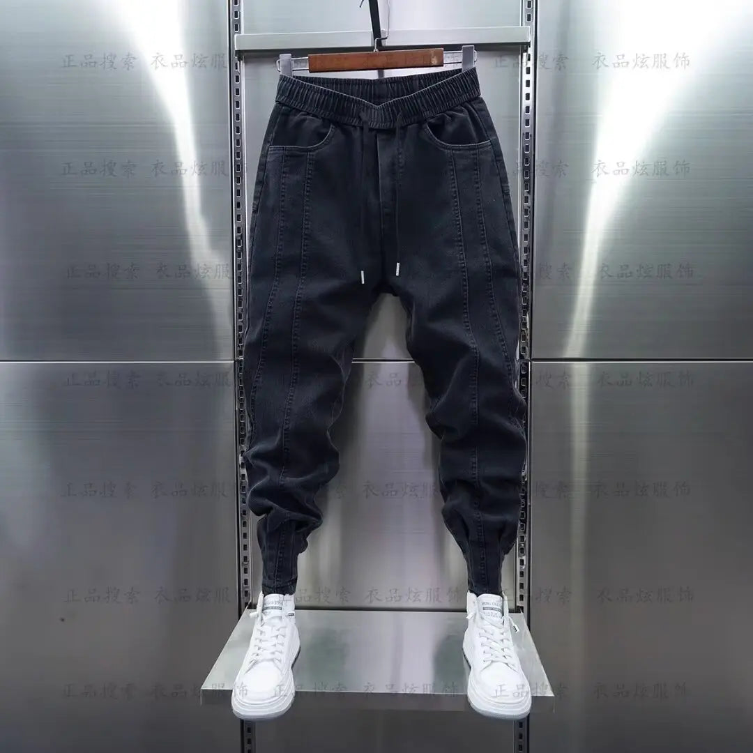 Hip-hop Sweatpants Fashion Street Harem Pants Luxury Brand High Quality Men's Clothing Men Elastic Waist Men's Casual Pants