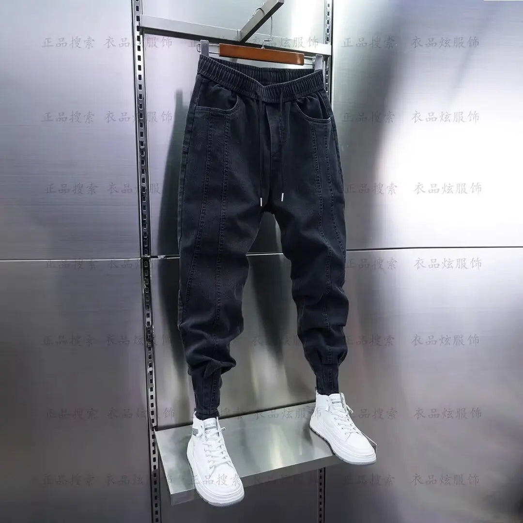 Hip-hop Sweatpants Fashion Street Harem Pants Luxury Brand High Quality Men's Clothing Men Elastic Waist Men's Casual Pants