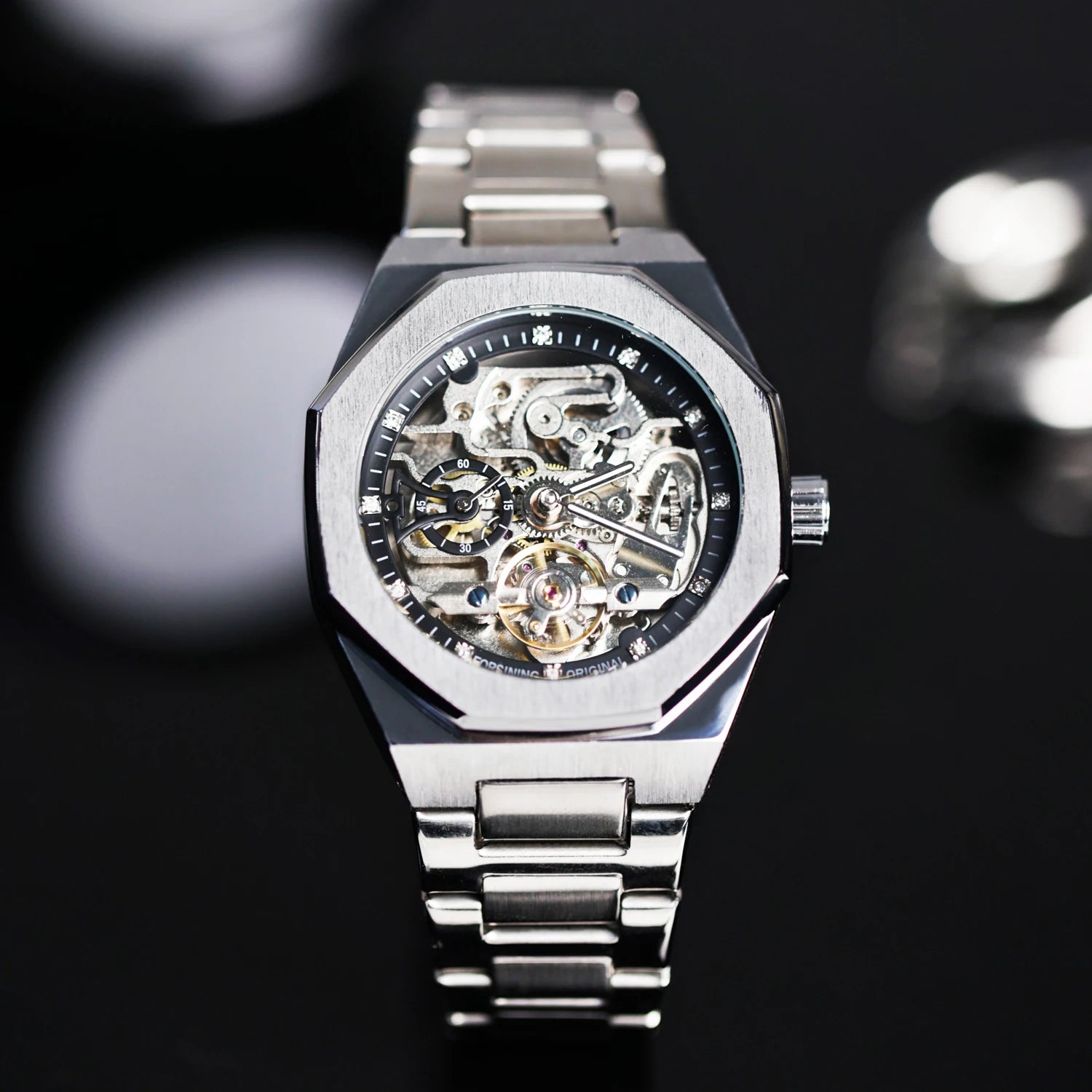 2025 new mechanical watch men's brand genuine casual fashion gift men's high-end waterproof fully automatic mechanical watch