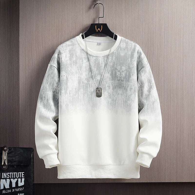 Autumn Spring 2025 Hoodies Sweatshirt For Men's  Hip Hop Punk Pullover Streetwear Casual Fashion Clothes OverSize 4XL