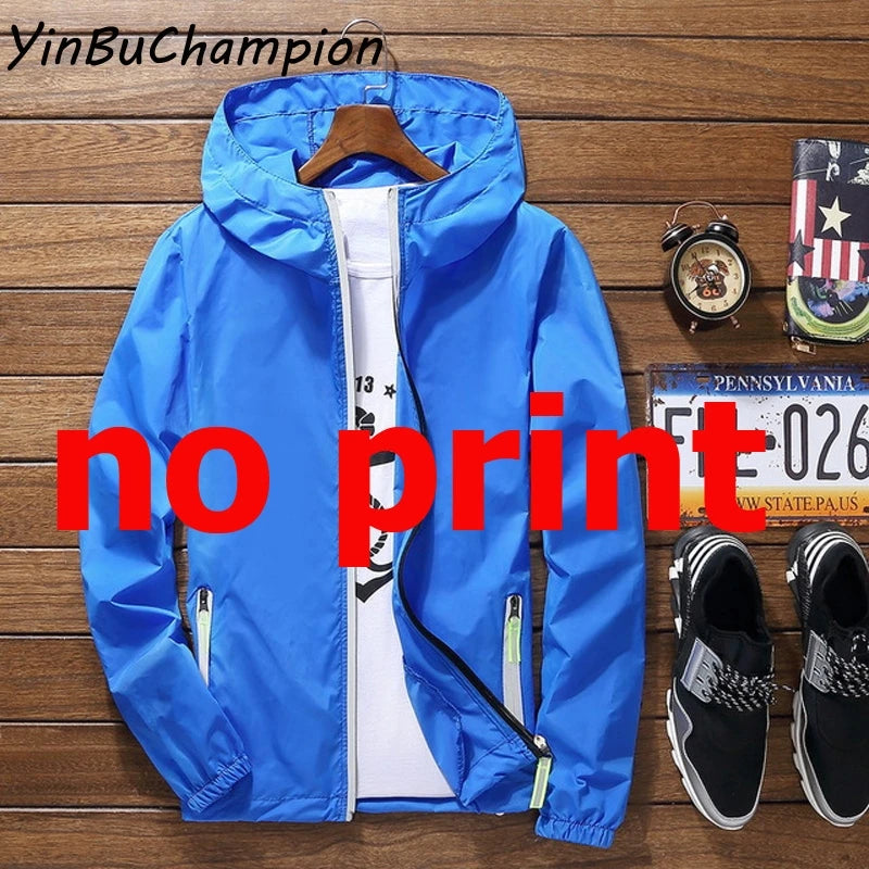 Hardcore Jacket Windbreaker Pilot Coat Men's Zipper Bomber Jackets Waterproof Quick Drying Sport Outwear 6XL