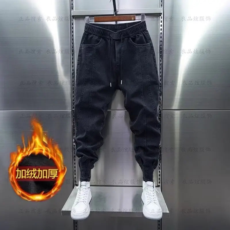 Hip-hop Sweatpants Fashion Street Harem Pants Luxury Brand High Quality Men's Clothing Men Elastic Waist Men's Casual Pants