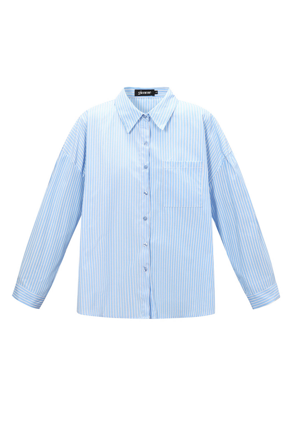 Woven Cotton Women's Blouse Casual Letters