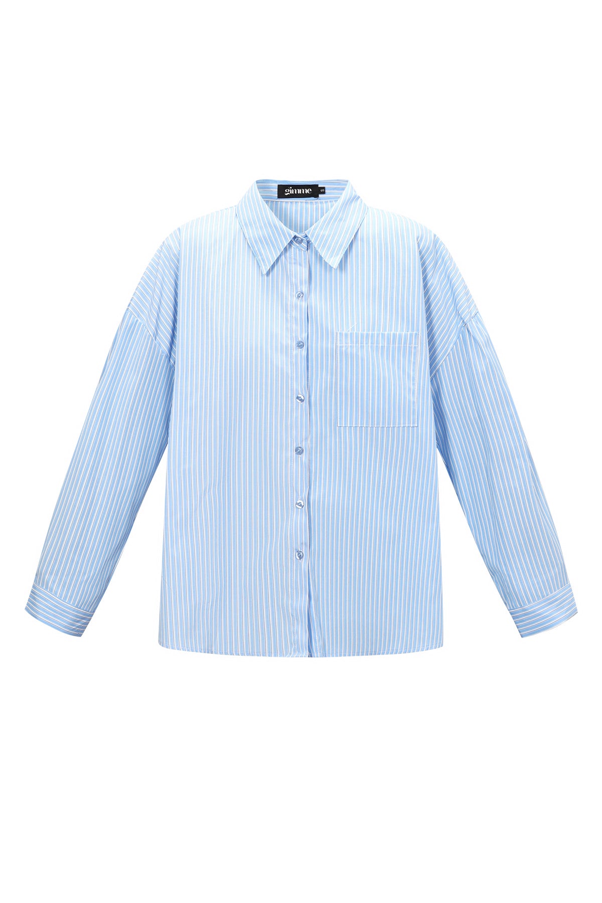 Woven Cotton Women's Blouse Casual Letters