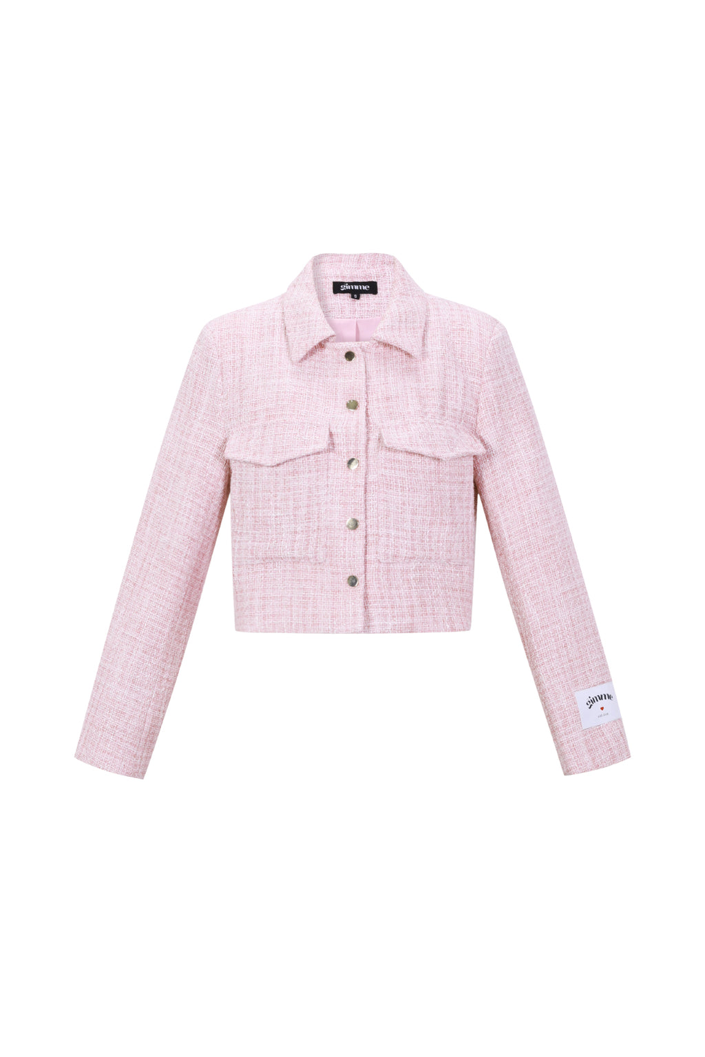 Woven Polyester Fiber Women's Jacket Elegant Checkered Statement
