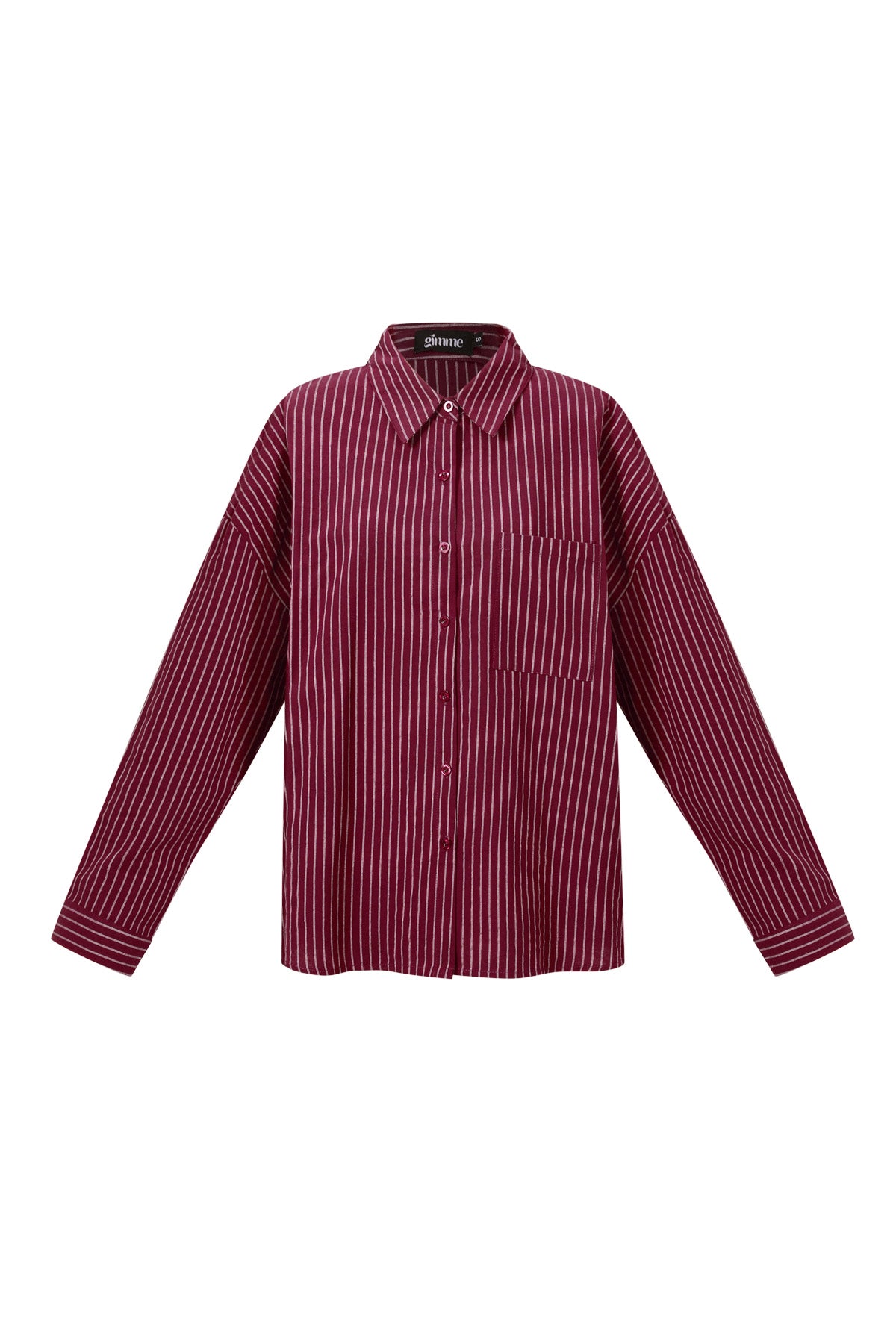 Woven Cotton Women's Blouse Casual Letters