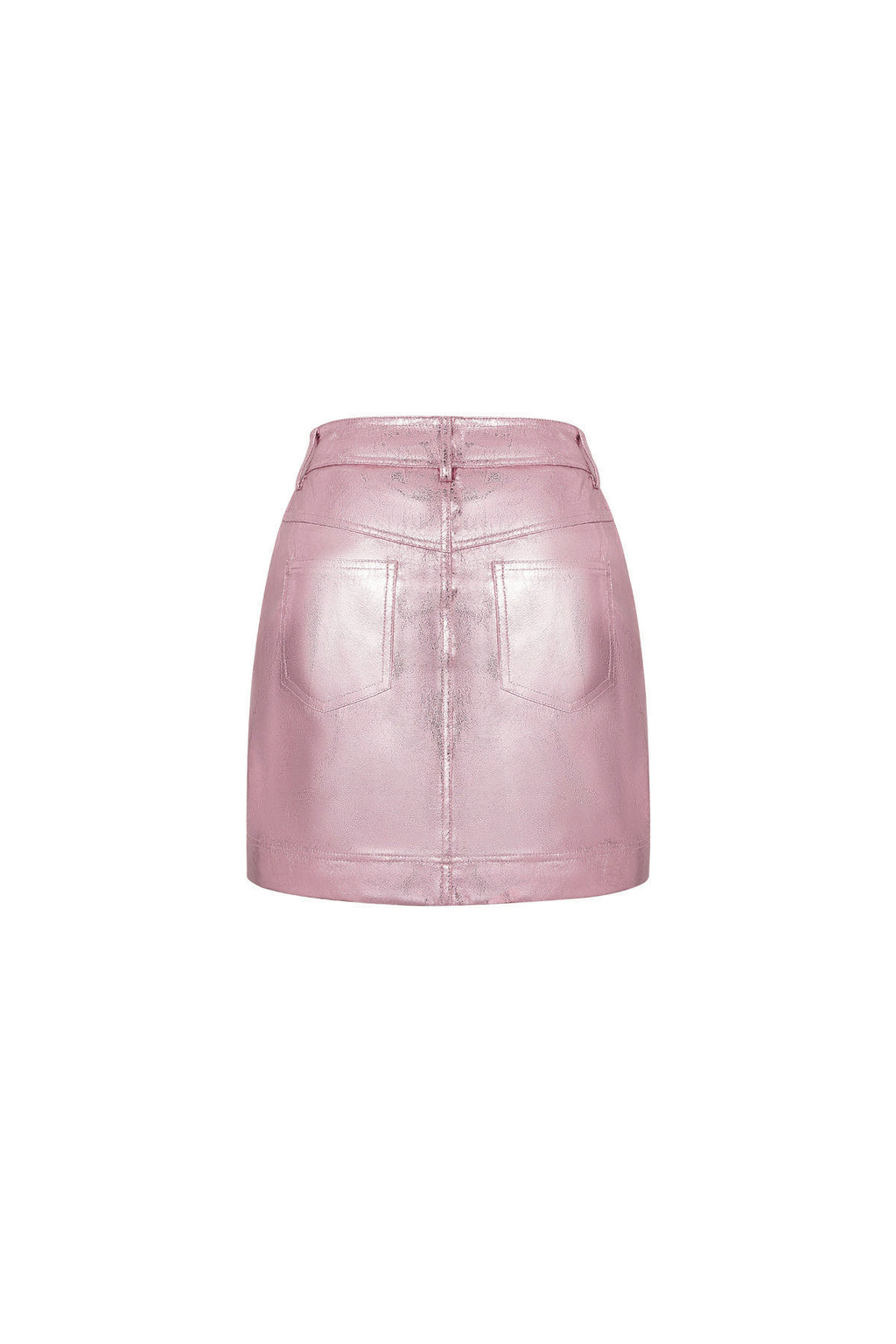 PU Mini Skirt Sexy Solid Color Spring/Summer