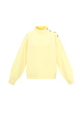 Knitted Polyester Fiber Women's Turtleneck Sweater Casual Solid Color