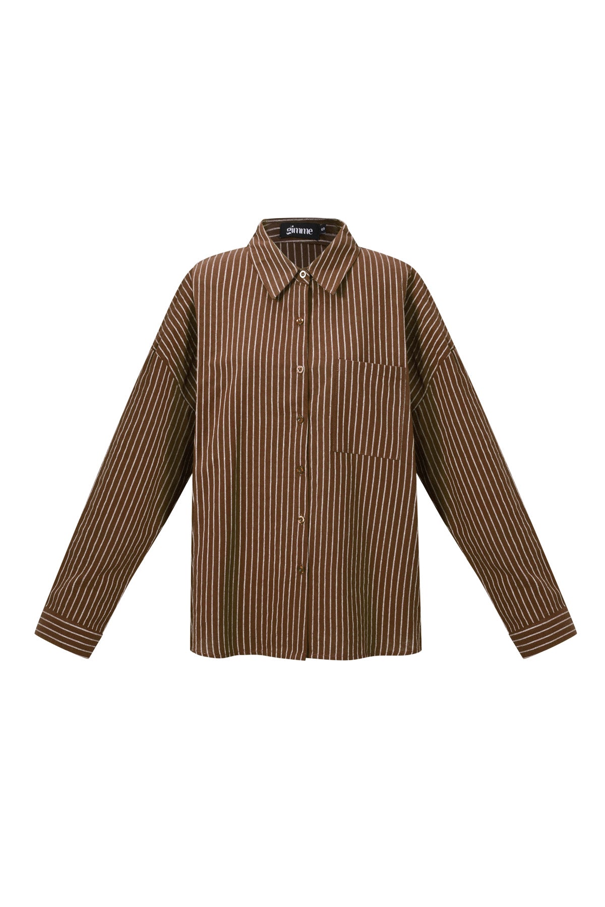 Woven Cotton Women's Blouse Casual Letters